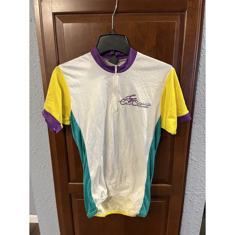 Good stuff  Sportswear Vintage Cycling Jersey Cycle Colorado From NM To WY 1993